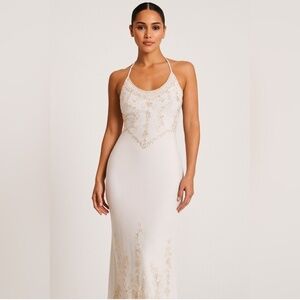 Bad girls white special occasion wedding prom dress by bahiye fashion